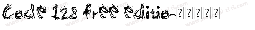 Code 128 free editio字体转换